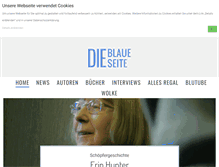 Tablet Screenshot of die-blaue-seite.de